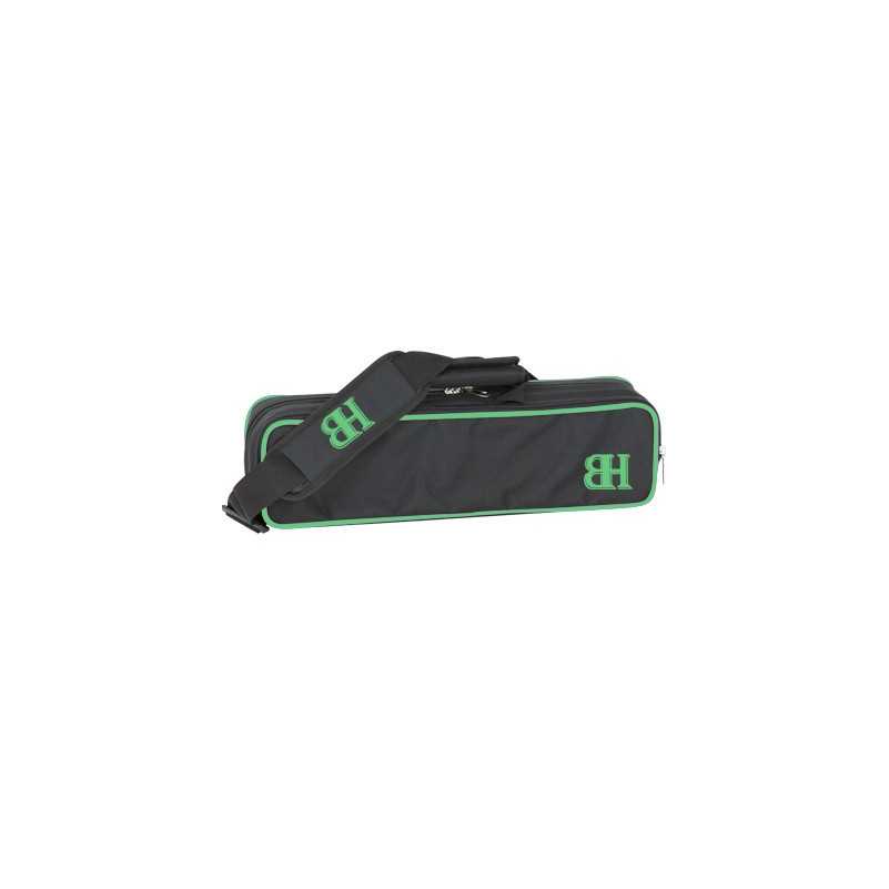 ESTUCHE FLAUTA TRAVESERA HB390 NEGRO/VERDE 1