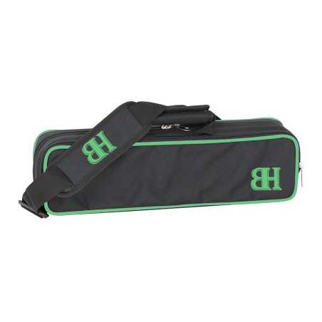 ESTUCHE FLAUTA TRAVESERA HB390 NEGRO/VERDE 1