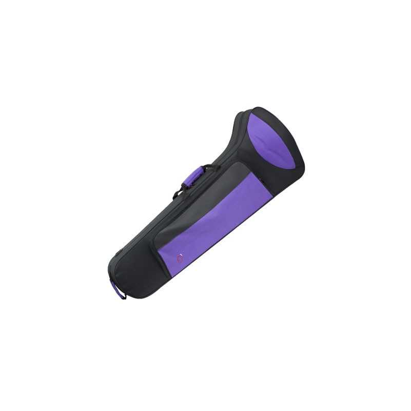 ESTUCHE TROMBON BAJO ORTOLA 8430 FSH NEGRO/MORADO