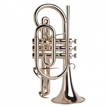 CORNETA ADAMS CN1 SELECTED MODEL 0,55 SILVER PLATED YELLOW BRASS 1