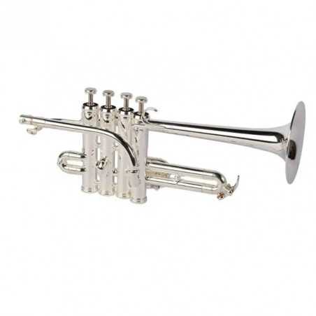 TROMPETA PICCOLO ADAMS AP1 SILVER PLATED 3