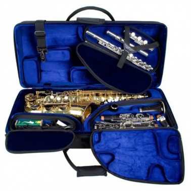 FUNDA SAXO ALTO CLARINETE FLAUTA PROTEC TRI-PAC