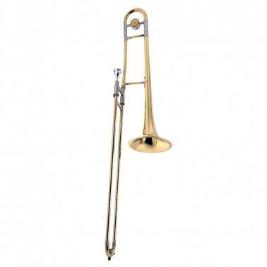 TROMBON SIMPLE BESSON 1030 L LACADO TUBERIA ESTRECHA -1