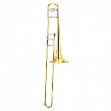 TROMBON SIMPLE YAMAHA YSL610 LACADO TUBERIA ANCHA -1