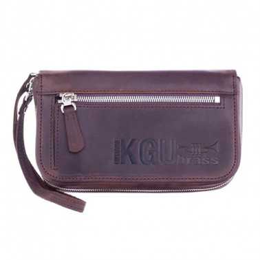 FUNDA 4 BOQUILLAS TROMPETA KGUBRASS PIEL MARRON -1