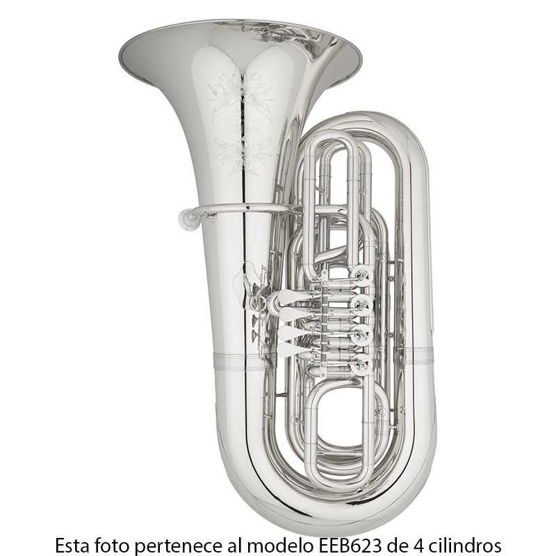 TUBA EASTMAN EBB624S PLATEADA 5/4 SIB - 1