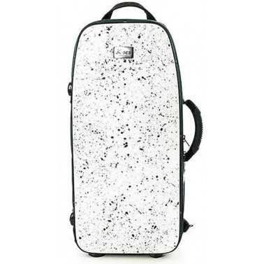 ESTUCHE K-SES PREMIUM COMPAC MATE FUSION BLANCO MATE SAXO ALTO - 1