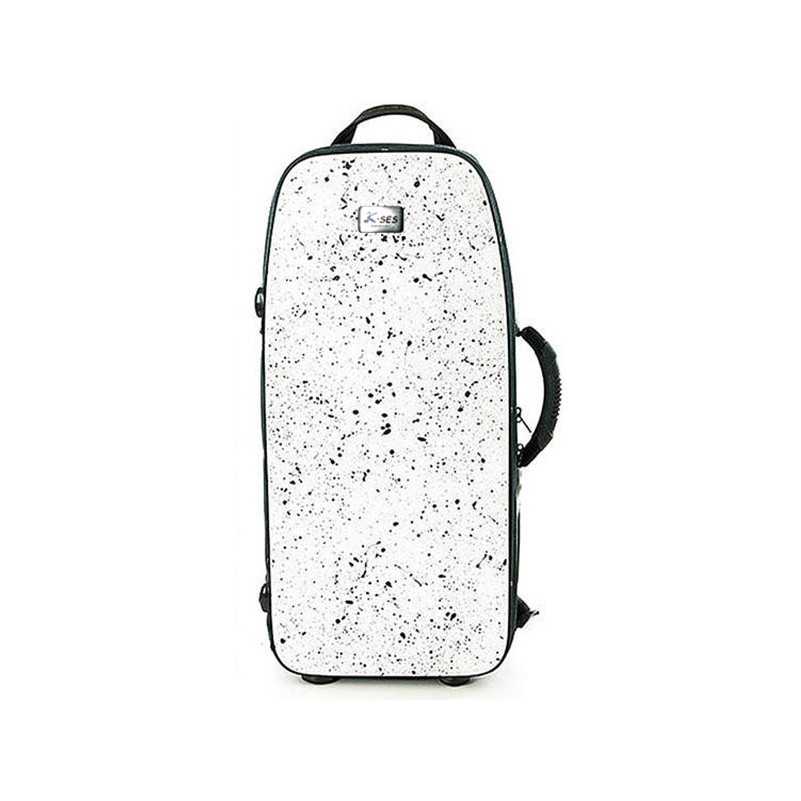 ESTUCHE K-SES PREMIUM COMPAC MATE FUSION BLANCO MATE SAXO ALTO - 1