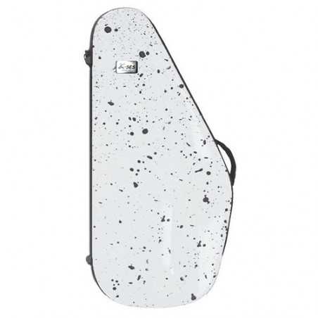 ESTUCHE K-SES PREMIUM FORMA FUSION BLANCO BRILLO SAXO ALTO - 1