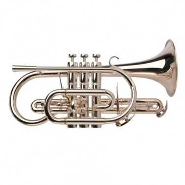 CORNETA ADAMS CN1 SELECTED MODEL 0,55 SILVER PLATED YELLOW BRASS 7