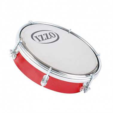 TAMBORIM IZZO 6" ABS ROJO IZ3691