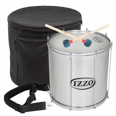 PACK SURDO IZZO 18"x45 CM IZ7996+FUNDA+MAZAS+CORREA - 2