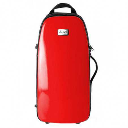 ESTUCHE K-SES PREMIUM COMPAC ROJO BRILLO TROMPETA