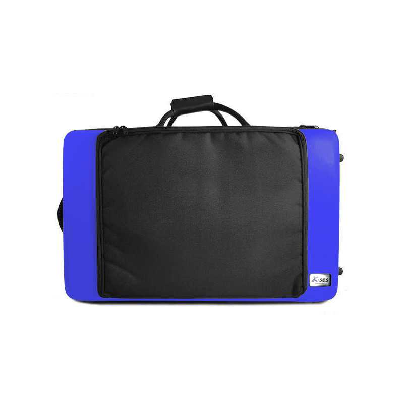 ESTUCHE K-SES CABINE PREMIUM AZUL BRILLO 4 TROMPETAS 1