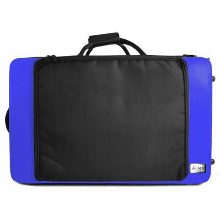 ESTUCHE K-SES CABINE PREMIUM AZUL BRILLO 4 TROMPETAS 1