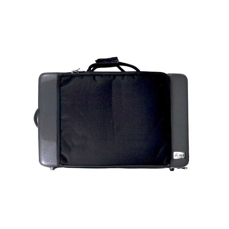 ESTUCHE K-SES CABINE PREMIUM NEGRO METALIZADO 4 TROMPETAS