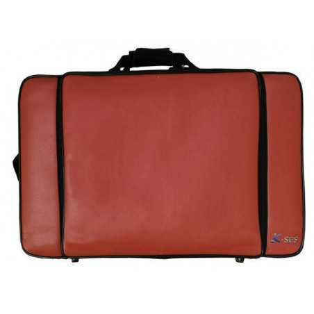 ESTUCHE K-SES CABINE CLASSIC ROJO PARA 4 TROMPETAS