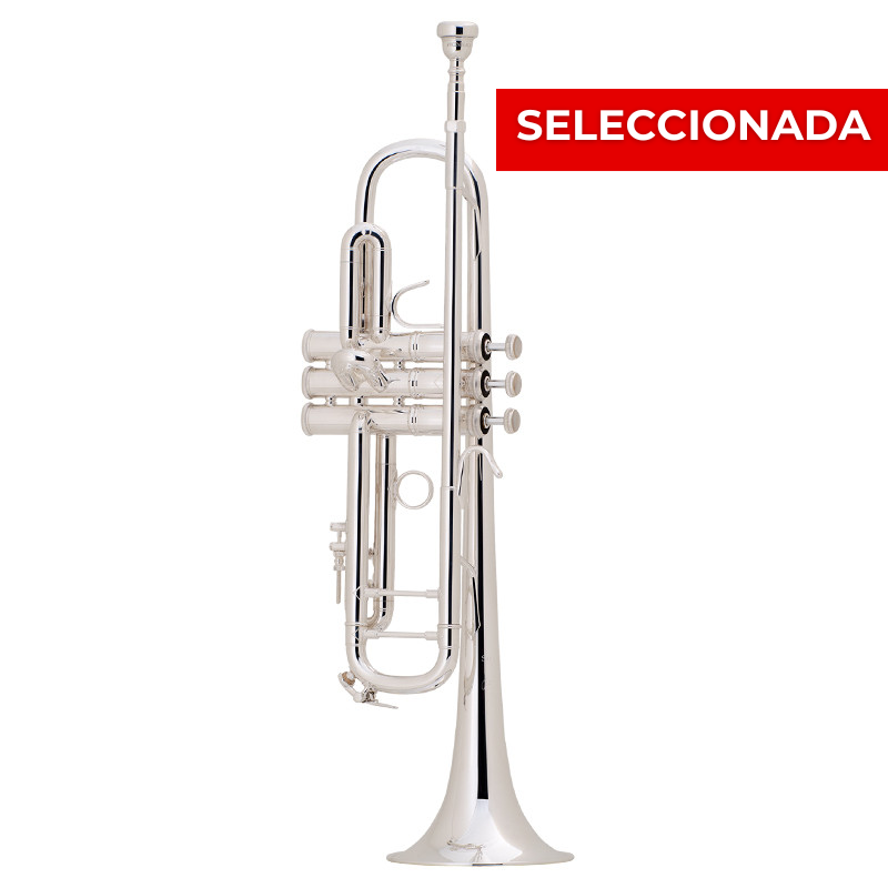 Trompeta En Sib Plateada Bach 180 Ml 43/43 |sanganxa Music Store