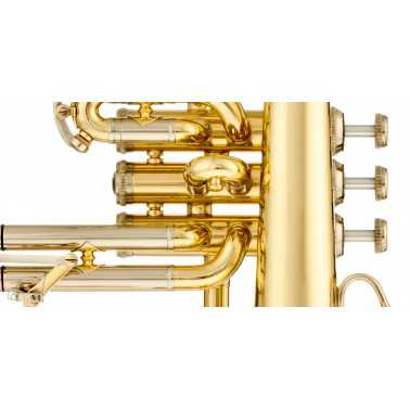 TROMPETA B&S MBX3 HERITAGE BRUSHED GOLD B&S - 4