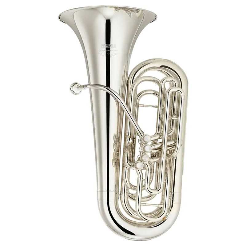 TUBA YAMAHA YCB-621S 3/4 EN DO PLATEADA - 1