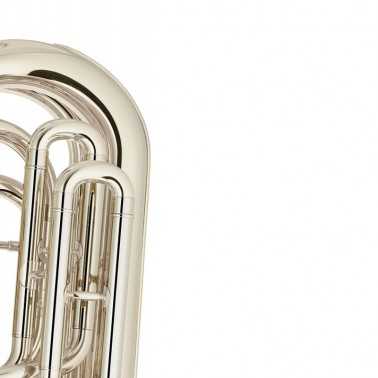 TUBA YAMAHA YCB-621S 3/4 EN DO PLATEADA - 6