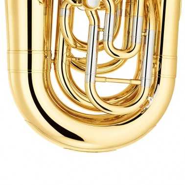 TUBA YAMAHA YCB-621L 3/4 EN DO LACADA - 4