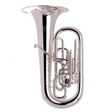 TUBA ADAMS SOLO 0.70 4/4 PLATEADA EN FA - 1