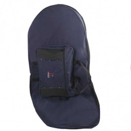 FUNDA TUBA ORTOLA CAMPANA 38CM 145 LBS AZUL Y NEGRO