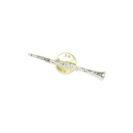 Pin clarinete plata