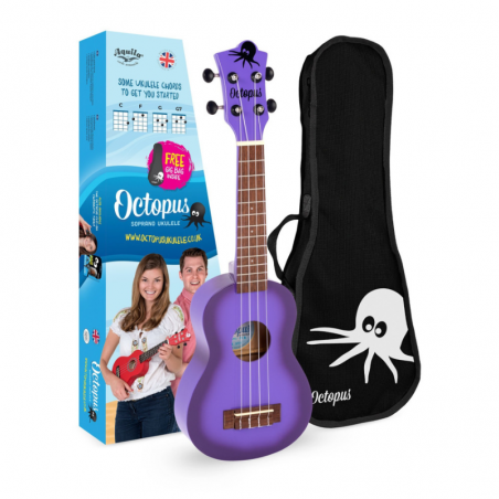 Ukelele Octopus Púrpura