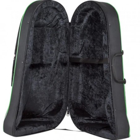 ESTUCHE BOMBARDINO ORTOLA HB141 NEGRO/VERDE 2