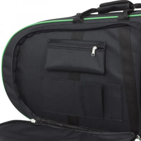 ESTUCHE BOMBARDINO ORTOLA HB141 NEGRO/VERDE 3