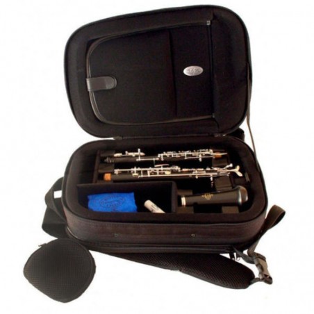 ESTUCHE K-SES PREMIUM COMPAC OBOE AZUL METALIZADO BRILLO 3